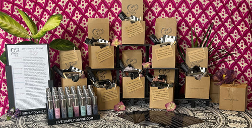 Chakra Balancing Box Retail Display With Chakra Essence Retail Spray Set