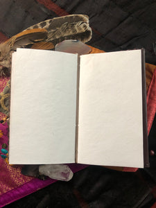 Blank bound pages inside journal